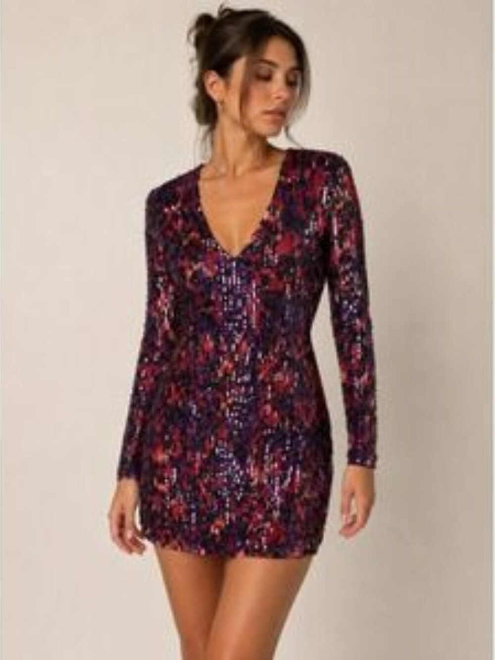 NWT- French Connection Sequin Dress -  Multi Color